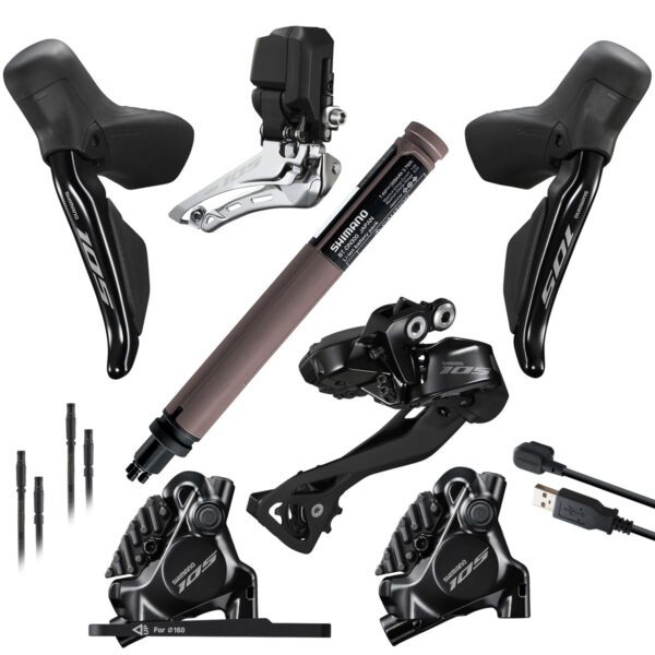 Shimano 105 R7150 Upgrade Kit - Di2 | 2x12-fach