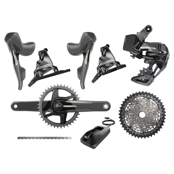 SRAM Force 1 gruppe - XPLR | AXS | 1x12-fach | D2 - mit Powermeter-Kurbelgarnitur