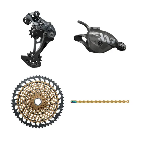 SRAM XX1 Eagle 1x12-fach Upgrade Kit - Trigger-Schalter - 10-52 Z. XG-1299 Kassette - gold